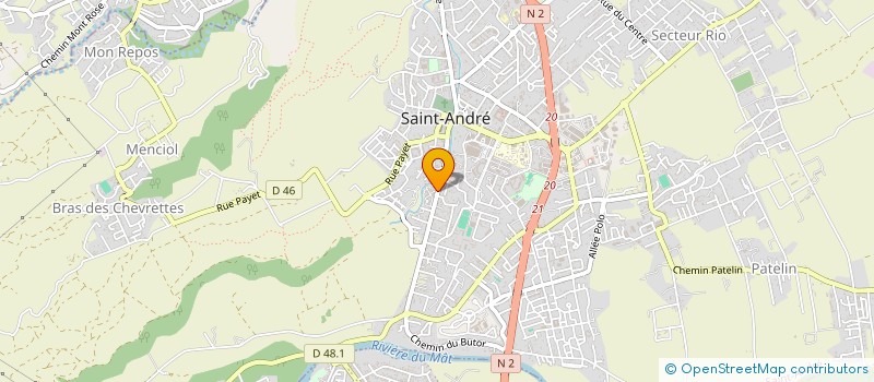 localisation de l'entreprise MONSIEUR LAURENT LENY à SAINT-ANDRE