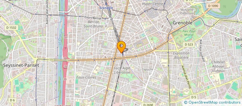 localisation de l'entreprise MONSIEUR LAURENT LEO à GRENOBLE