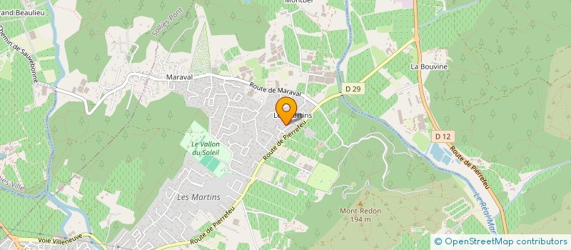 localisation de l'entreprise MONSIEUR LAURENT LEOPOLD  LA CRAU