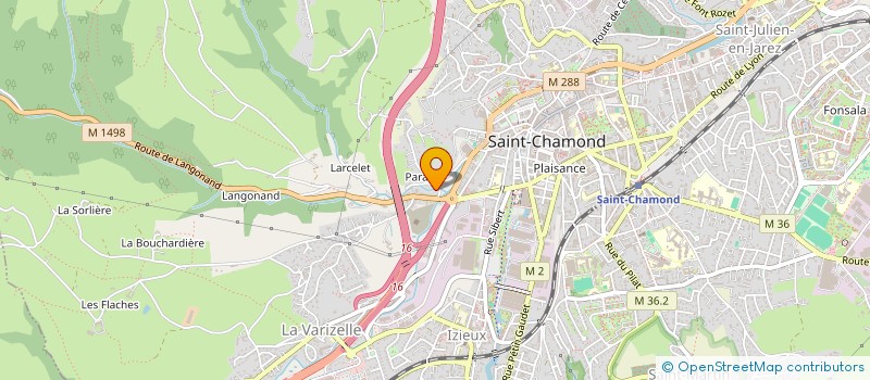 localisation de l'entreprise MONSIEUR LAURENT LEPAPE à SAINT-CHAMOND