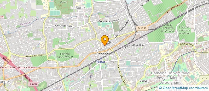 localisation de l'entreprise MONSIEUR LAURENT LERIME  PESSAC