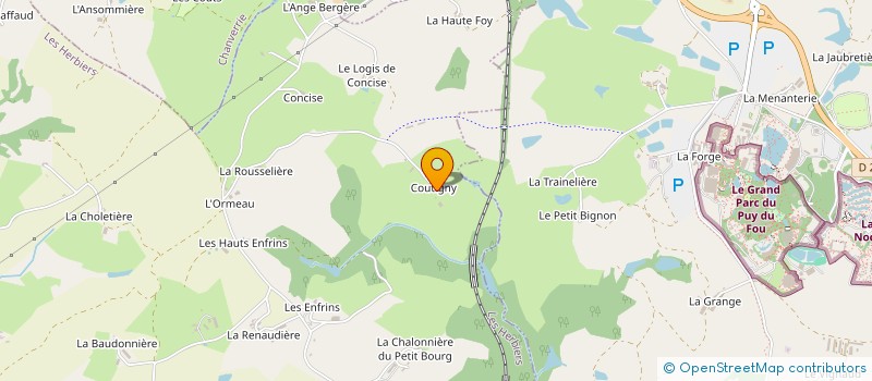 localisation de l'entreprise MONSIEUR LAURENT LERIN à LES HERBIERS