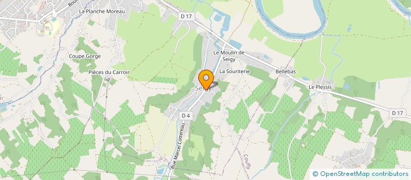 localisation de l'entreprise MONSIEUR LAURENT LEROY  SEIGY