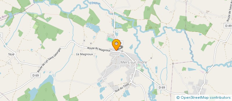 localisation de l'entreprise MONSIEUR LAURENT LEROY à MERS-SUR-INDRE