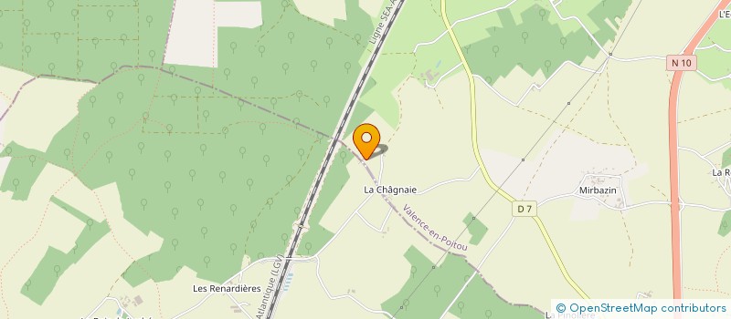 localisation de l'entreprise MONSIEUR LAURENT LESPINAS à VALENCE-EN-POITOU