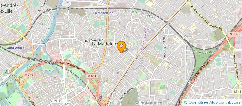 localisation de l'entreprise MONSIEUR LAURENT LESPINEUX à LA MADELEINE
