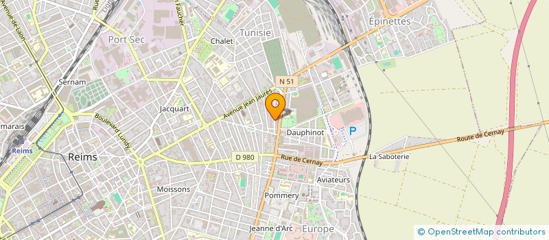 localisation de l'entreprise MONSIEUR LAURENT LESTREHAN  REIMS