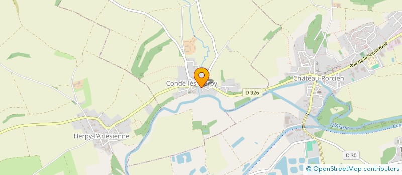 localisation de l'entreprise MONSIEUR LAURENT LESUEUR  CONDE-LES-HERPY