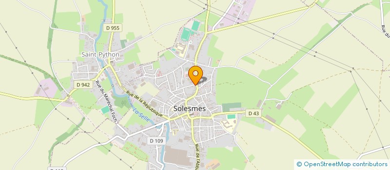 localisation de l'entreprise MONSIEUR LAURENT LETERME  SAINT-PYTHON