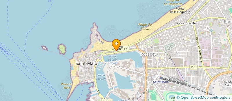 localisation de l'entreprise MONSIEUR LAURENT LETONDU  SAINT-MALO