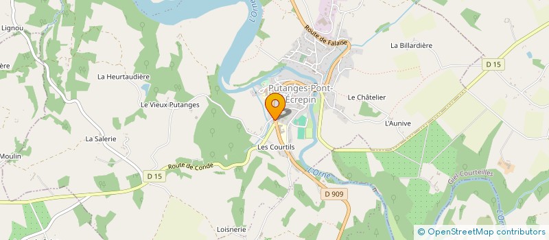 localisation de l'entreprise MONSIEUR LAURENT LETOREY  PUTANGES-LE-LAC
