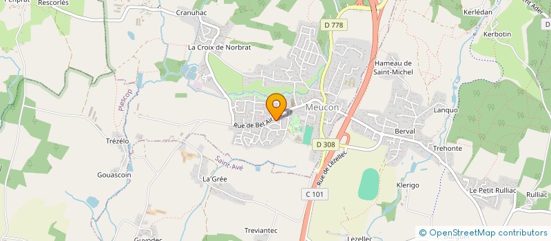 localisation de l'entreprise MONSIEUR LAURENT LETOURNEL  MEUCON