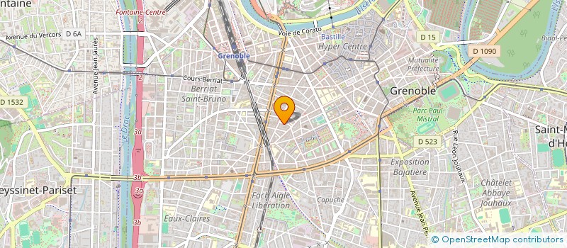 localisation de l'entreprise MONSIEUR LAURENT LEVAS  GRENOBLE