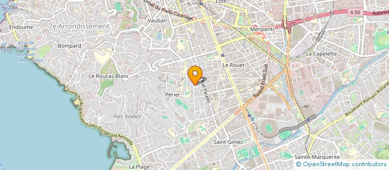 localisation de l'entreprise MONSIEUR LAURENT LEVAZEUX à MARSEILLE