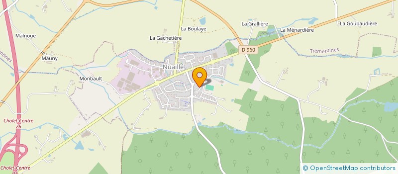 localisation de l'entreprise MONSIEUR LAURENT LEVEL à CHOLET