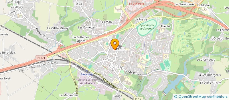 localisation de l'entreprise MONSIEUR LAURENT LEVEQUE à SAVENAY