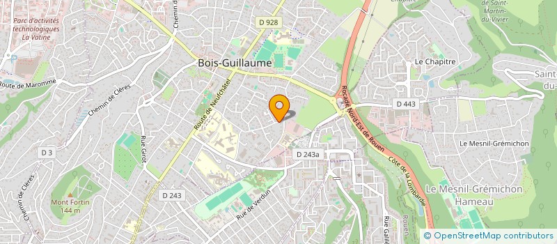 localisation de l'entreprise MONSIEUR LAURENT LHUTEREAU à BOIS-GUILLAUME