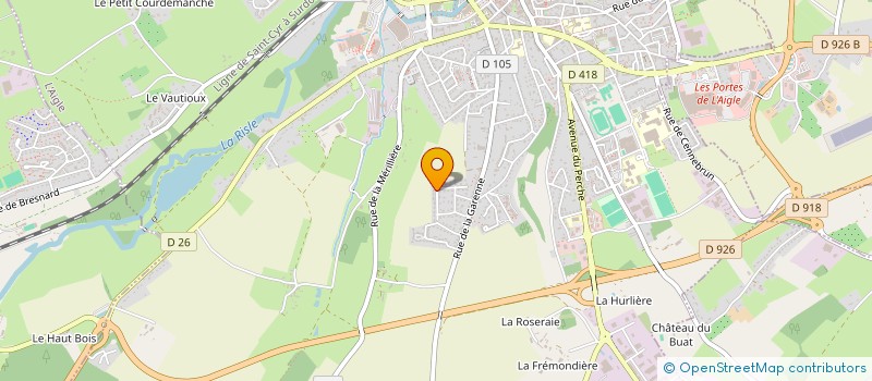 localisation de l'entreprise MONSIEUR LAURENT LICTEVOUT à L'AIGLE