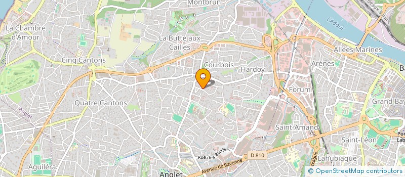 localisation de l'entreprise MONSIEUR LAURENT LIERMANN à ANGLET