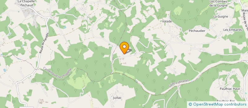 localisation de l'entreprise MONSIEUR LAURENT LIGNAC  SAINT-CYBRANET