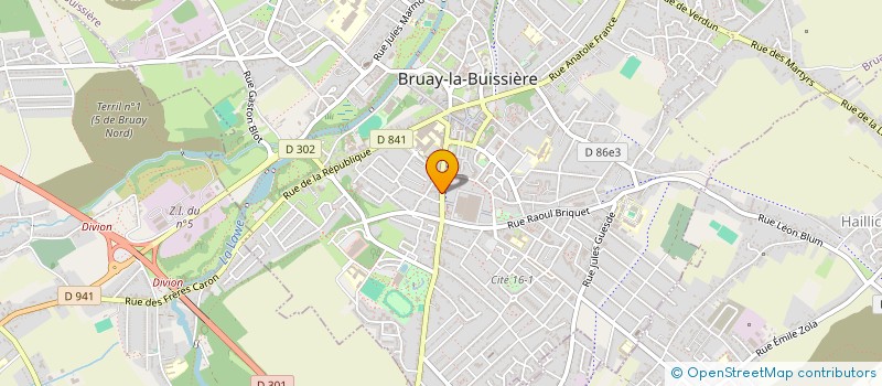 localisation de l'entreprise MONSIEUR LAURENT LIN  BRUAY-LA-BUISSIERE