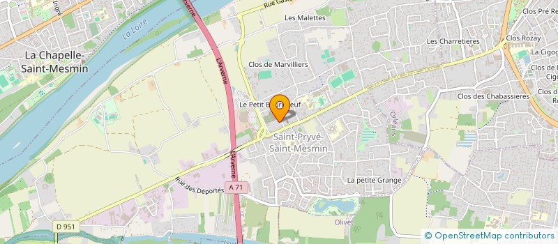 localisation de l'entreprise MONSIEUR LAURENT LINGER à SAINT-PRYVE-SAINT-MESMIN