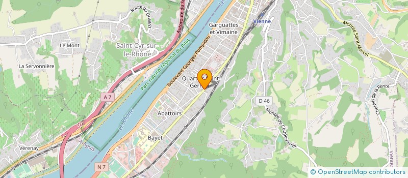 localisation de l'entreprise MONSIEUR LAURENT LIORIT  VIENNE