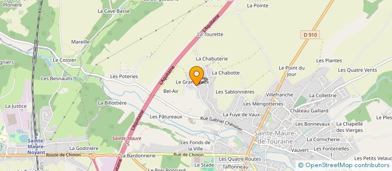 localisation de l'entreprise MONSIEUR LAURENT LISSY à SAINTE-MAURE-DE-TOURAINE