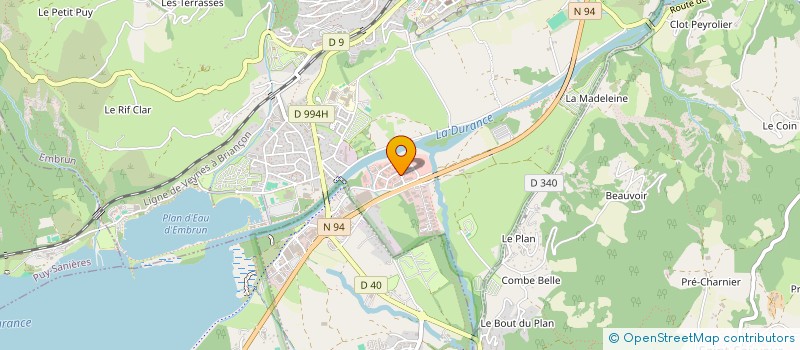 localisation de l'entreprise MONSIEUR LAURENT LLOPIS  EMBRUN