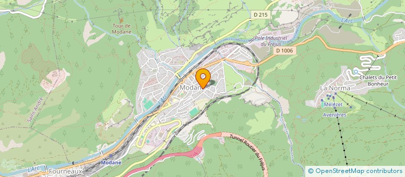 localisation de l'entreprise MONSIEUR LAURENT LOBRY  MODANE