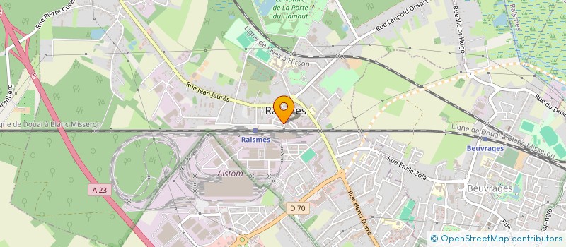 localisation de l'entreprise MONSIEUR LAURENT LODENS  RAISMES