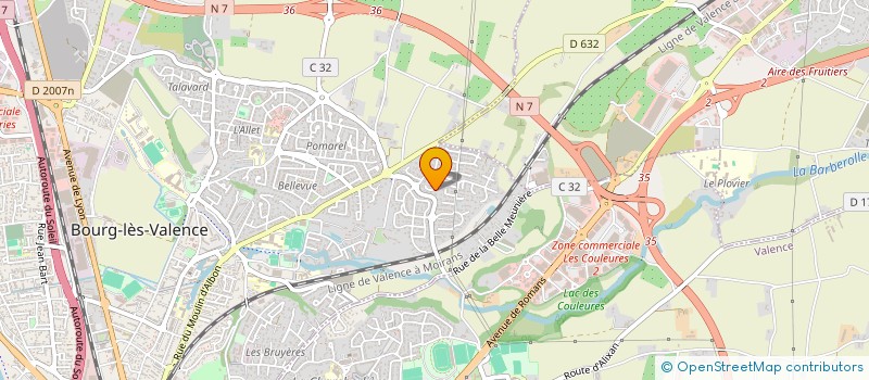 localisation de l'entreprise MONSIEUR LAURENT LOIRE  BOURG-LES-VALENCE