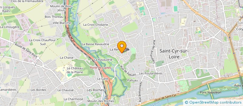 localisation de l'entreprise MONSIEUR LAURENT LOISEAUX  SAINT-CYR-SUR-LOIRE