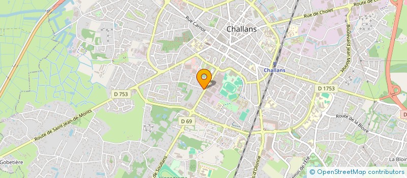 localisation de l'entreprise MONSIEUR LAURENT LOLIC à CHALLANS
