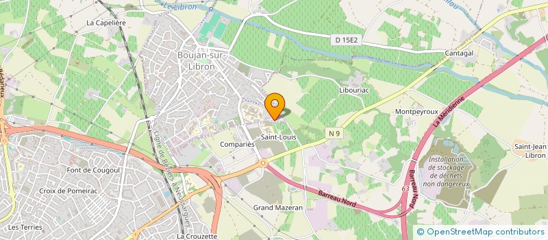 localisation de l'entreprise MONSIEUR LAURENT LOMBART à BOUJAN-SUR-LIBRON