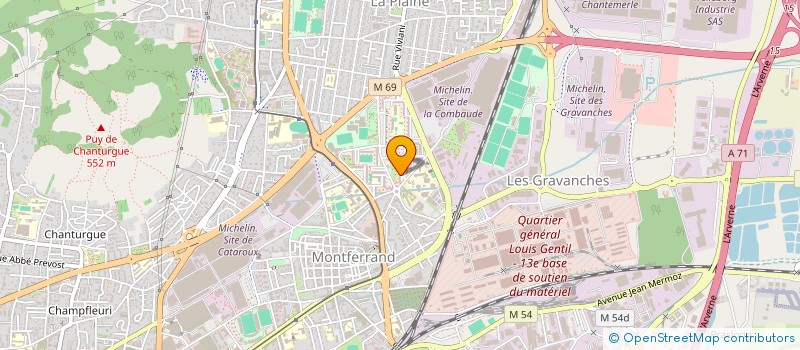 localisation de l'entreprise MONSIEUR LAURENT LONGCHAMBON à CLERMONT-FERRAND