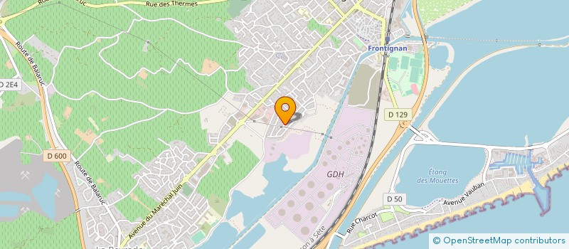 localisation de l'entreprise MONSIEUR LAURENT LOPEZ à FRONTIGNAN