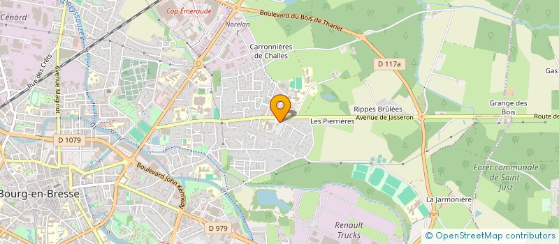 localisation de l'entreprise MONSIEUR LAURENT LOUAT à BOURG-EN-BRESSE