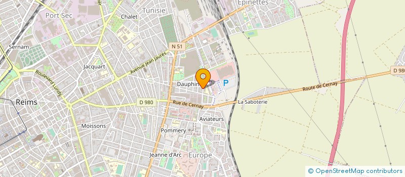 localisation de l'entreprise MONSIEUR LAURENT LOUBARESSE  REIMS