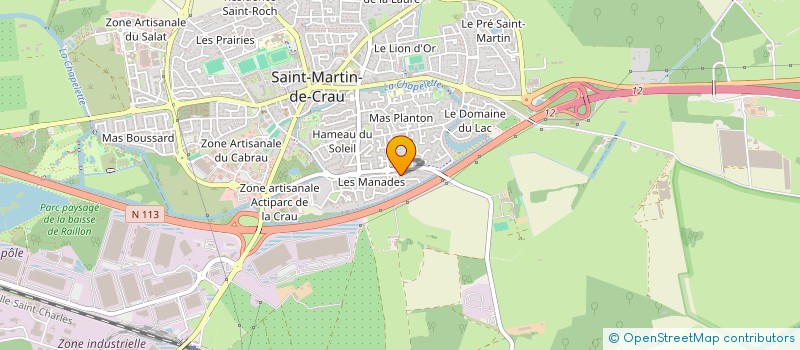localisation de l'entreprise MONSIEUR LAURENT LOUBIE à SAINT-MARTIN-DE-CRAU