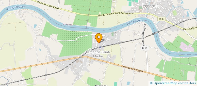 localisation de l'entreprise MONSIEUR LAURENT LOUBRADOU  LAMONZIE-SAINT-MARTIN