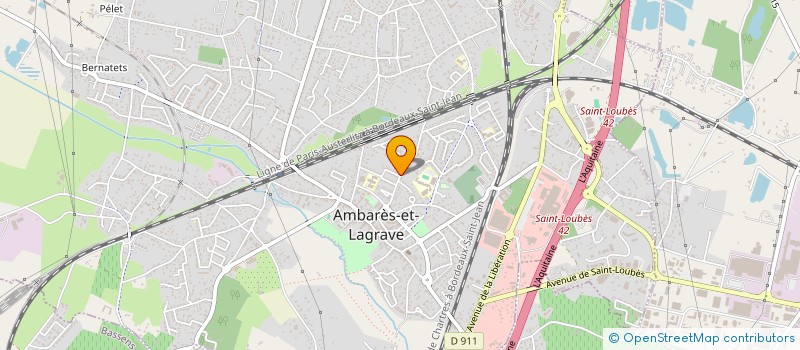 localisation de l'entreprise MONSIEUR LAURENT LOUCHET  AMBARES-ET-LAGRAVE