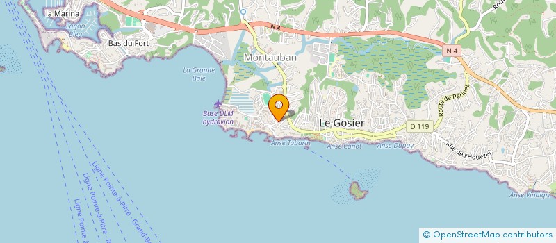 localisation de l'entreprise MONSIEUR LAURENT LOUISERRE  LE GOSIER