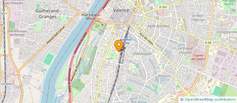 localisation de l'entreprise MONSIEUR LAURENT LOURADOUN  VALENCE