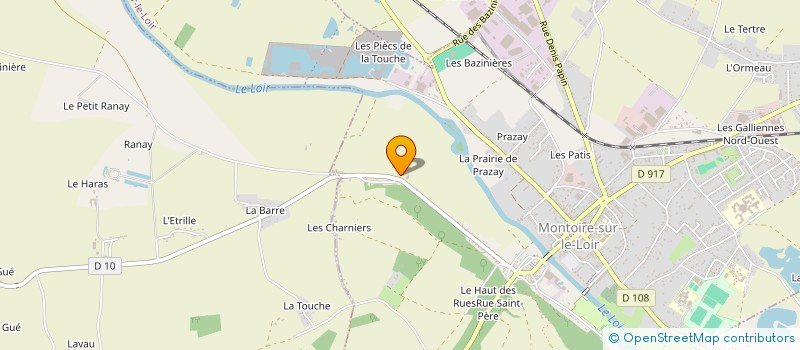 localisation de l'entreprise MONSIEUR LAURENT LOYAU  MONTOIRE-SUR-LE-LOIR