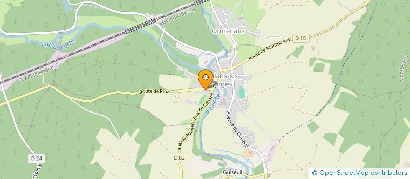 localisation de l'entreprise MONSIEUR LAURENT LOYE  LOULANS-VERCHAMP