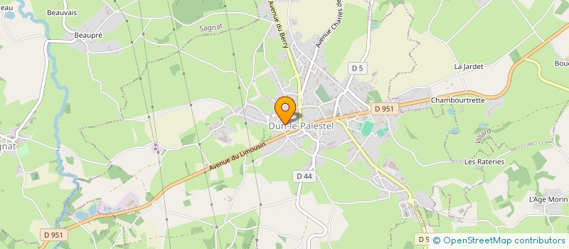 localisation de l'entreprise MONSIEUR LAURENT LOYTIER à DUN-LE-PALESTEL