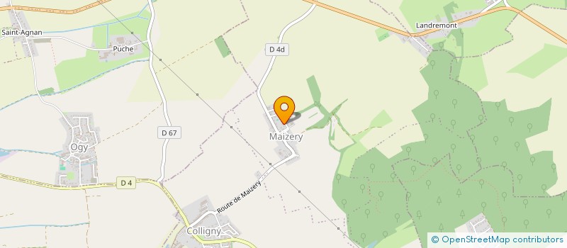 localisation de l'entreprise MONSIEUR LAURENT LOZUPONE  COLLIGNY-MAIZERY