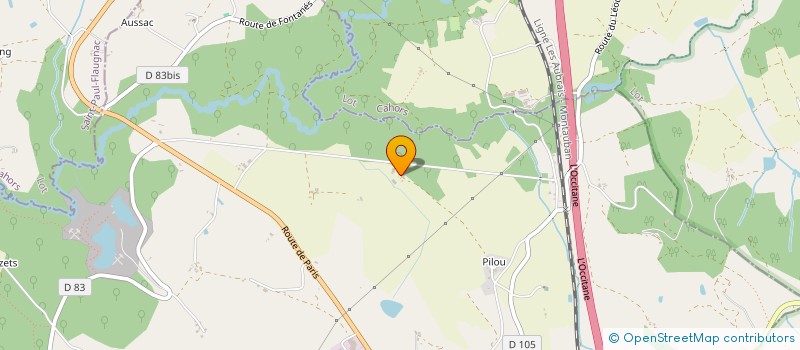 localisation de l'entreprise MONSIEUR LAURENT LUC  MONTPEZAT-DE-QUERCY