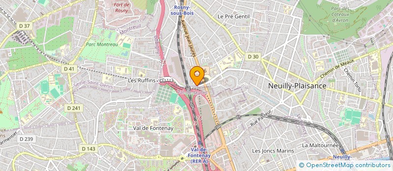 localisation de l'entreprise MONSIEUR LAURENT LUC GUIFFES à ROSNY-SOUS-BOIS